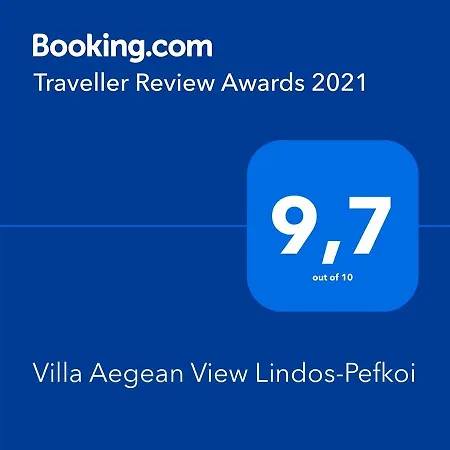 Vilă Aegean View Lindos-pefkoi *